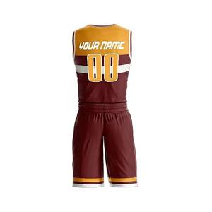 <b>Basketball</b> Jersey and Shorts Set Custom Team Uniform Wholesale OEM ODM Sublimation Printed Quick Dry Sports Apparel Supplier - Product Image 6