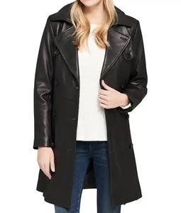 OEM vestes en cuir de haute qualité pour femmes vestes en cuir originales en peau de mouton vestes de mode en cuir blanc taille personnalisée - Product Image 2