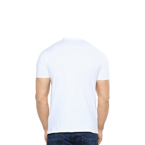 T-shirt en coton 100% blanc, T-shirt surdimensionné à épaules tombantes, impression personnalisée de haute qualité, T-shirt lourd pour hommes - Product Image 2