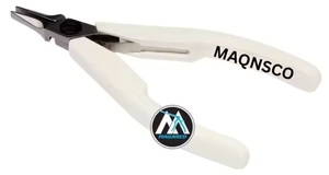 Pince à bec rond pour la fabrication de bijoux, outil de bouclage de fil de précision en acier inoxydable - Product Image 4