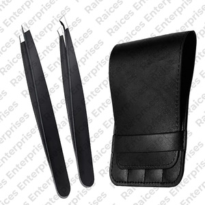 Pinzas para cejas de acero inoxidable profesionales de la mejor calidad al por mayor, pinzas para cejas de belleza de alta calidad con etiqueta privada - Product Image 1