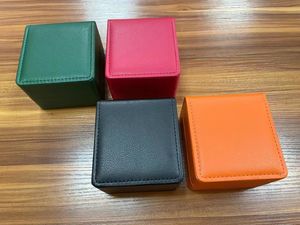 Caixa de Presente de Luxo para Relógio Masculino com Cantos Arredondados, Logotipo Personalizado, 4 Cores, Estojo de Couro para Relógio de Quartzo - Product Image 2