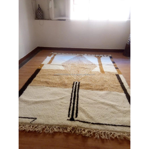 Tapis de laine persans traditionnels de grande taille faits à la main bel ensemble pour la maison salon prière Camping pique-nique exercice - Product Image 3