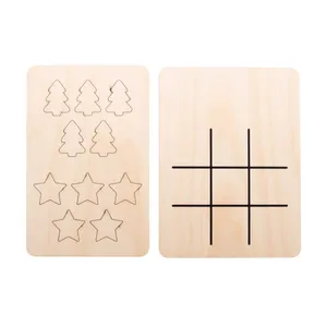 Jeu de Tic-Tac-Toe en Bois Écologique TixTax – Nouveauté pour Fêtes et Articles Promotionnels - Product Image 3