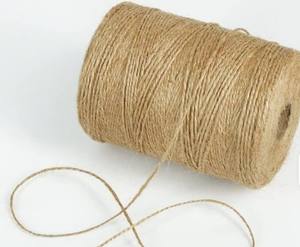 Natural <b>Jute</b> Twisted 3 Strand <b>Fiber</b> Rope Strand Natural <b>Jute</b> Rope - Product Image 3