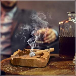 Meilleurs cendriers en bois de créateurs pour contenir des cendres de fumée grande demande cendrier à cigarettes en bois de luxe - Product Image 6