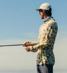 Wholesale <b>Mens</b> Performance Fishing Hoodie <b>Shirt</b> Quick Dry Sun protection Hoodie Polyester UPF50 Hooded Fishing Team Jerseys - Product Image 3