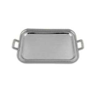 Bandeja de servicio martillada de último diseño, mango de lujo, bandeja de servicio rectangular de alta venta para el hogar y la cocina - Product Image 3