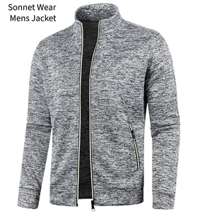 <b>Mens</b> <b>Lightweight</b> Full Zip <b>Jacket</b> with Stand Collar Soft Breathable - Product Image 6
