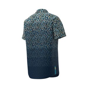 Chemise technique respirante imprimée pour homme MUJE Calabria - 100% polyester, vêtements de sport pour la course à pied - Product Image 2