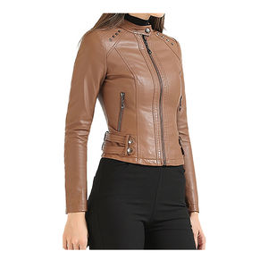 Veste en cuir pour femmes de qualité supérieure manteau Style veste pour femmes respirant séchage rapide grande taille coupe-vent veste en cuir pour femmes - Product Image 6