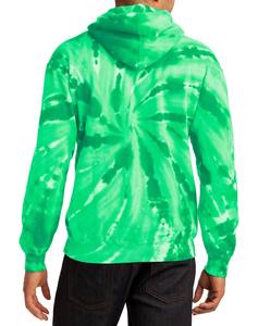 OEM Custom Wholesale Oversized Tie Dye Pullover Fleece <b>Hoodie</b> for <b>Men</b> hooded warm tie dye sweatshirt red and <b>black</b> - Product Image 3