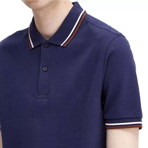 Chất Lượng Tốt Nhất Thoải Mái Nhanh Chóng Khô Polo T-Shirts Thiết Kế Mới Ngắn Tay Áo Mô Hình Rắn Trực Tuyến Bán Đồng Bằng Nhuộm Kỹ Thuật - Product Image 6