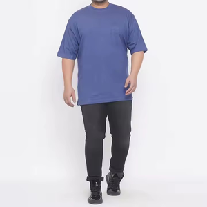 เสื้อยืดแขนสั้นสำหรับผู้ชายเสื้อยืดโอเวอร์ไซส์เนื้อผ้าฝ้าย100% ระบายอากาศได้ดีดีไซน์ใหม่สำหรับผู้ชายสำหรับฤดูร้อนออกแบบโลโก้ได้ตามต้องการ - Product Image 4