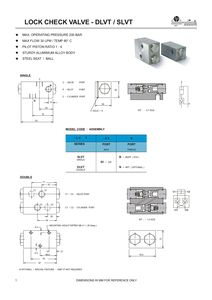 วาล์วตรวจสอบแบบล็อค - DLVT / SLVT วาล์วตรวจสอบแบบสวิงสำหรับหัวดับเพลิงแบบเกลียวตัวผู้ คุณภาพสูง ผลิตจากทองเหลือง จาก Slion - Product Image 3