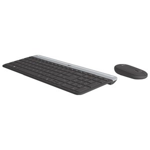 Logi Mk470 Slim Keyboard <b>Mouse</b> Combo Graphite Italian Layout Wireless Business Use - Product Image 4