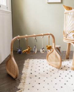 MUEBLES DE ACTIVIDADES DE GIMNASIO PARA BEBES DE MADERA HECHO EN VIETNAM DE ALTA CALIDAD A LA VENTA DE LOTO AZUL - Product Image 2