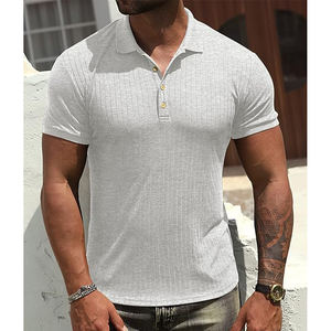 Camiseta Polo Blanca para Hombre, Ideal para Impresión y Bordado, Venta al Por Mayor Directa de Fábrica - Product Image 5