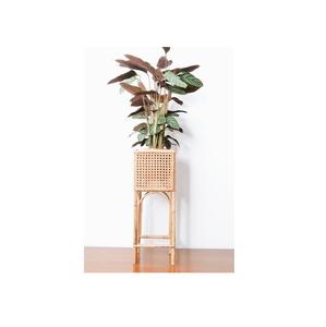 Wholesales Hand Woven <b>Rattan</b> <b>Planter</b> Flower Pot Baskets Home Decoration Wicker Baskets Plant Pots for Indoor Plants Table Decor - Product Image 1