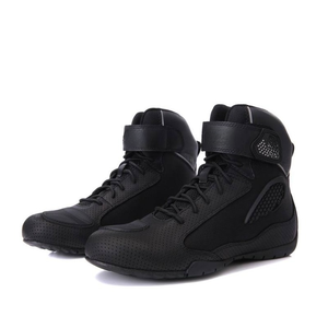 Premium Leather Riding Shoes Breathable <b>Protective</b> Gear for Motorcyclists, Built for <b>Performance</b>, Comfort & Rugged Style - Product Image 1