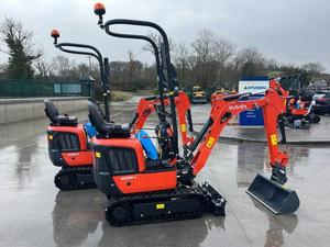 Mini-excavatrice hydraulique Kubota K008-5 en promotion |   Micro-excavatrice diesel Kubota K008-5 de 1 tonne pour petits chantiers - Product Image 2