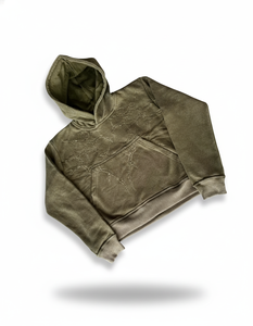 Fabricante de Ropa OEM Personalizada, Sudadera con Capucha Lavada para Hombre, Invierno, Logotipo Bordado Personalizado, Cómoda y Transpirable - Product Image 3