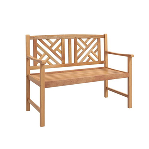 Banc de jardin en teck, bois d'extérieur, fabriqué en Indonésie - Product Image 1