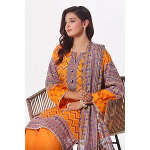 ชุดผ้าลอนพิมพ์ลายสำเร็จรูป 3 ชิ้นสำหรับผู้หญิง รุ่น CLP-52196 - Product Image 6