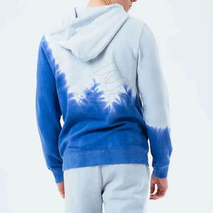 2025 mejor precio transpirable hombres 100% algodón chándal patrón sólido cuello con capucha de talla grande invierno uso al aire libre venta - Product Image 4