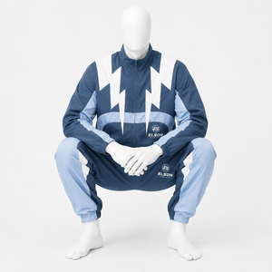 Conjunto deportivo de dos piezas unisex, ligero, cortavientos, con cremallera, de nailon, estilo streetwear, para hombre. - Product Image 5