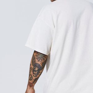 Vente en gros 100% coton T-shirt à manches courtes pour hommes personnalisé bouffant impression graphique 3D broderie Logo grande taille Option Design vierge - Product Image 3