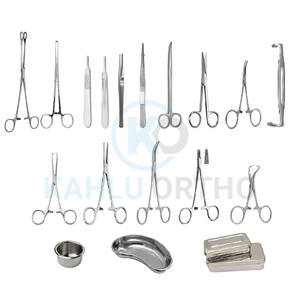 Kahlu ชุดผ่าตัดพลาสติก18ชิ้นอุปกรณ์ผ่าตัดไส้ติ่งและศัลยกรรมกระดูก - Product Image 1