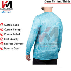 T-shirt de pêche Performance réversible pour hommes léger à séchage rapide Protection solaire UPF respirant Activewear Outdoor Adventures - Product Image 4