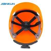 Casque de sécurité industriel en HDPE certifié ANSI CE à forte demande avec conception ventilée Protection diélectrique pour les travailleurs du bâtiment