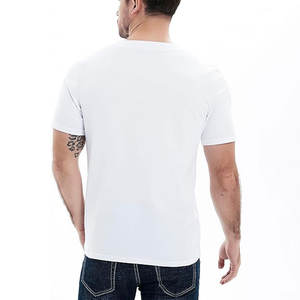 เสื้อยืดโอเวอร์ไซส์สำหรับใส่ไปยิมของผู้ชายเสื้อยืดทรงหลวมแขนสั้นผ้าคอตตอน/ใยไม้ไผ่พิมพ์ลาย - Product Image 4