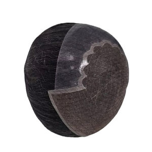 Peluca de Cabello Humano Q6 Yaki para Hombre, Tupé de Cabello Virgen Remy con Trama Única, Rizado Naturalizador Bangladash, Extensión de Cabello con Gorro Remi - Product Image 1