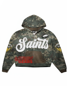 Strass zip up sweat à capuche logo personnalisé-OEM personnalisé Zip Hoodie, Rhinestone Logo Hoodie Streetwear fournisseur en gros pour hommes femmes - Product Image 1