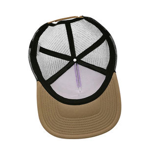 Casquettes de baseball de haute qualité en couleur noire Prix de gros 6 panneaux en coton Sports / Casual Wear Casquettes de baseball pour hommes - Product Image 3