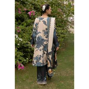 Ensemble de 3 pièces en khaddar imprimé non cousu K-52042 pour un usage quotidien - Product Image 2