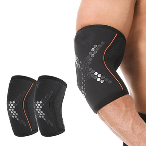 Manchons de compression en néoprène élastique à prix d'usine, logo personnalisé, ajustables, respirants, anti-UV, séchage rapide, unisexe, pour la gym et le fitness - Product Image 1