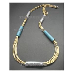 Meilleure vente collier pour femmes en métal avec pierre de perle prix d'usine de gros de l'Inde fabricant fournisseurs SCI - Product Image 3