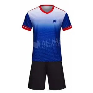 Diseño de alta calidad precio barato Francia, camisetas de fútbol nombre del equipo personalizado y número uniforme de fútbol - Product Image 1