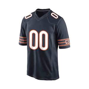 Benutzer definierte American Football Jersey Top Patch Sublimation Siebdruck Top Jugend Fußball Trikots mit OEM-Service - Product Image 4