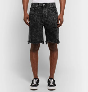 Fabricants professionnels Pakistan à vendre couleur unie prix raisonnable hommes shorts en jean style unique vente en gros shorts pour hommes - Product Image 4