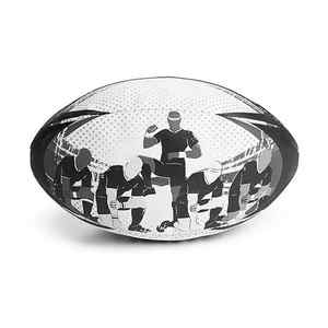 Matériau en cuir de haute qualité couture taille personnalisée excellent jeu officiel ballon de rugby de football américain - Product Image 4