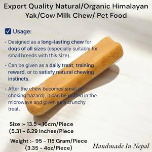 Handmade Nepal tự nhiên Himalaya <span class=keywords><strong>yak</strong></span>/Bò Sữa hữu cơ protein cao nhai kích thước lớn 1 Mảnh Mẫu Gói chất bảo quản miễn phí - Product Image 5