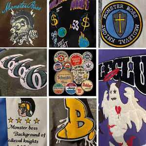 Gran oferta chaqueta de béisbol Letterman nueva moda Toalla de cuero de alta calidad bordado diseñador personalizado chaqueta universitaria de invierno - Product Image 4