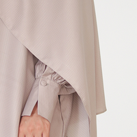 Nouvelle collection du fabricant : Robe Abaya longue et modeste en mousseline de soie, coupe droite, style décontracté, pour femmes musulmanes, grandes tailles, 100% naturelle