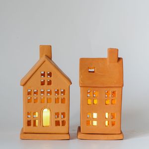 ARBRE DE NOËL BOUGEOIR EN TERRE CUITE GRANDE TAILLE POUR LA DÉCORATION DE NOËL PRODUITS EN TERRE CUITE FAITS À LA MAIN VENTE ENTIÈRE - Product Image 3