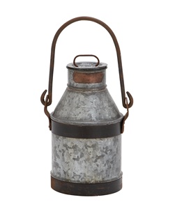 Récipient de bidon de lait du fournisseur du fabricant indien Vase à fleurs fait à la main de couleur personnalisée Boîte de lait en gros finie personnalisée. - Product Image 5